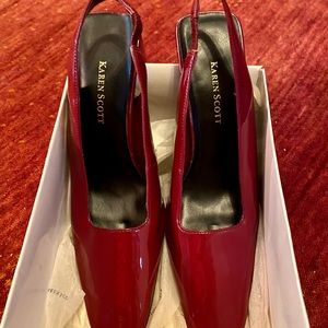 Dark red Karen Scott heels